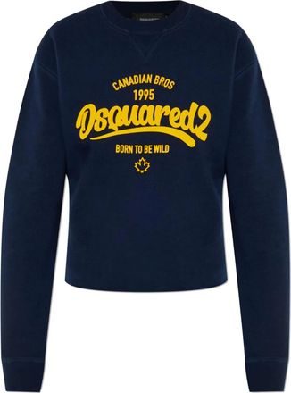 Dsquared2 Mujer, Sudaderas, Azul, Talla: M