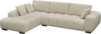 Habitat et Jardin Sof&aacute; Esquinero De Tela monceau - 3 Plazas - Beige