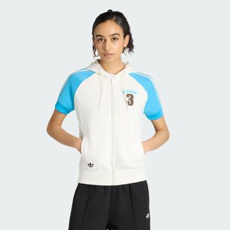 adidas Womens adidas VINTAGE SUPERSTAR TRACK TOP SHORT SLEEVE