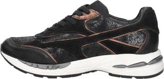 Aqa Sneakers Laag - Dames - Sneakers - Zwart - 40 EU - Schoenen