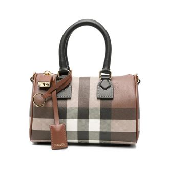 Burberry Handbags, female, Multicolor, Size: ONE SIZE Top Zip Handbag