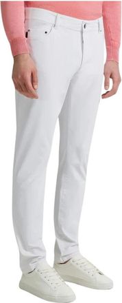 Roberto Ricci Design Elastische Slim Fit Surflex Broek - Heren - Slim Fit Jeans - Wit - 2XL - Jeans