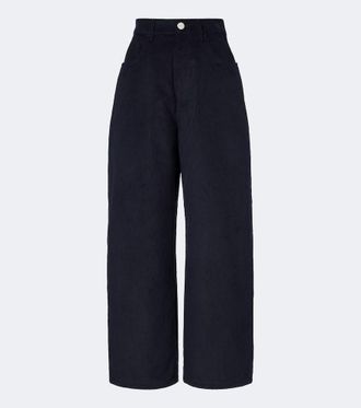 R&oacute;he R&oacute;he Berber cotton corduroy barrel-leg pants