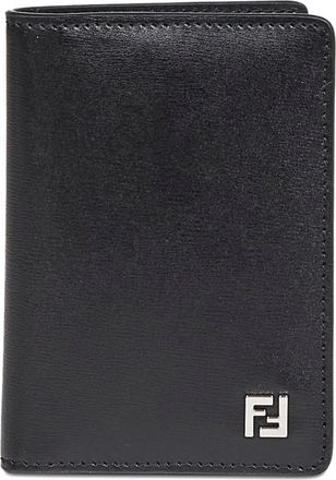 Fendi squared FF-detail bifold wallet - Black