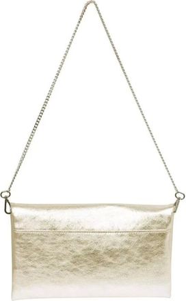 Abro Tassen, Dames, Geel, ONE Size, Leer, Clutch Mimosa