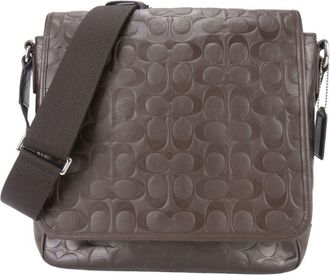 Coach Dark Brown Leather Shoulder Bag (Pre-Owned)