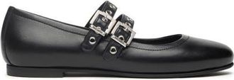 Nero Giardini Double Strap Ballet Flat in Black at Nordstrom, Size 10Us