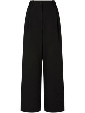 STUDIO TOMBOY pleat-detail trousers - Black