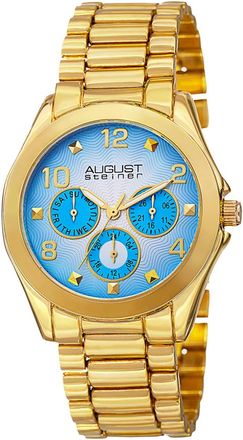 August Steiner Quartz Blue Dial Ladies Watch AS8150YG