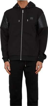 Karl Lagerfeld Felpa - Heren - Vesten met rits - Zwart - 2XL - Polyester - Hoodies & sweatvesten
