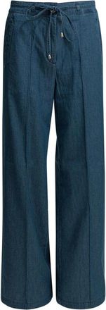 Shaft Wide-Leg Denim Pants - Dames - Loose Fit Jeans - Blauw - W30 - Denim - Jeans