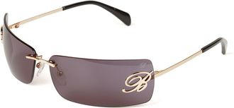 Blumarine Zonnebril Gepolijst Roze Goud