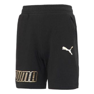 Puma Logo Sports Shorts Black 679675-51