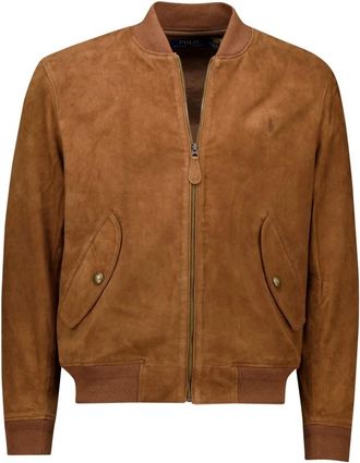 Polo Ralph Lauren Jassen, Heren, Bruin, 2Xl, Bruine zomerjas