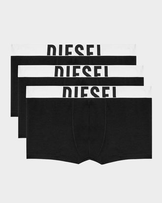 Diesel Men & apos;s Damien D-Pop Stretch 3-Pack Boxer Briefs