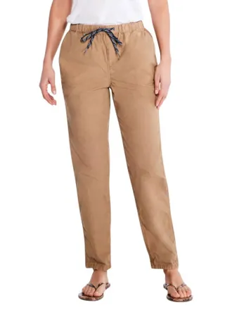 Nic+Zoe Cotton Poplin Relaxed Ankle Pant In Dijon
