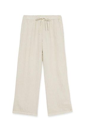 Fortela Jaleh Drawstring Linen Trousers in Dove Grey at Nordstrom, Size 40 32 Eu