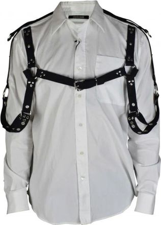 Roberto Cavalli Hombre, Camisas, Blanco, Talla: M