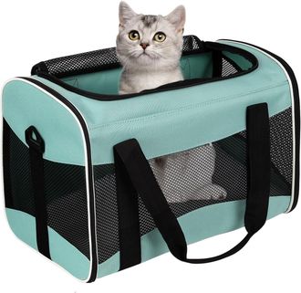 No Brand Bolsa De Transporte Para Gatos, Bolsa De Transporte Para Perros, Bolsa Blanda Para Gatos, Homologada Para Aerol&iacute;neas, Jaula De Viaje Para Mascotas De 