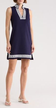 Eliza J Sleeveless Shift Dress in Navy at Nordstrom Rack, Size X-Large