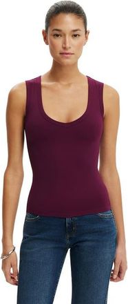 Cotton On Womens Hold Me V Neck Tank in Blackberry Belle at Nordstrom, Size Xx-Small