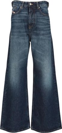 Diesel Jeans - Dames - Loose Fit Jeans - Blauw - W25 - Jeans