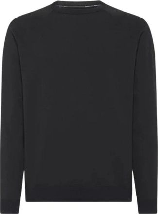 Roberto Ricci Design Technisch shirt met ronde hals Amos - Heren - Ronde hals truien - Zwart - S - Truien & Vesten