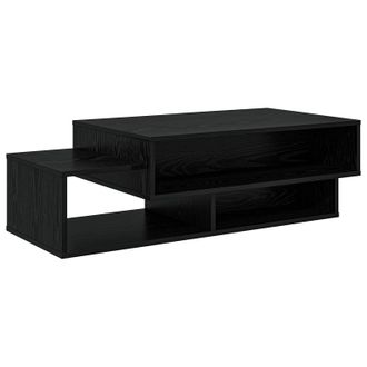 vidaXL Mesa De Caf&eacute; Roble Negro 105 X 50 X 32,5 Cm Vidaxl