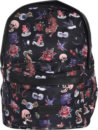 Von Dutch Intense Rugzak - Dames - Rugzakken - Zwart - ONE Size - Nylon - Tassen