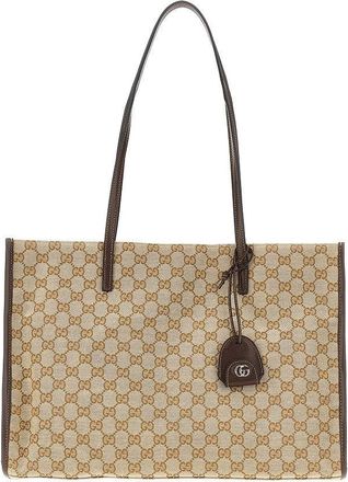 Gucci Leather Gucci Londra shopping bag Woman One Size