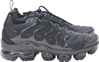Nike Air Vapormax Plus Sneakers in Triple Black Cotton