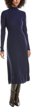 Derek Lam Diana Turtleneck Wool Sweaterdress