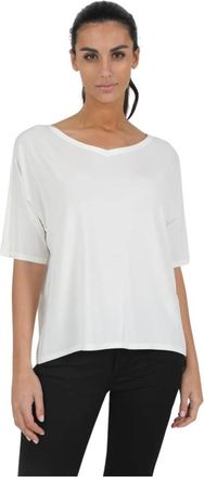 Via Masini 80 Klassiek T-shirt voor mannen - Dames - T-shirts - Wit - L - Tops