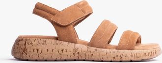 Hush Puppies Womens Hush Puppies SKYE Womens Sandals Tan - Brown - Size: 4