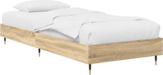 vidaXL Estructura De Cama Roble Sonoma 80 X 200 Cm Vidaxl
