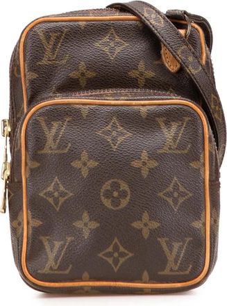 Louis Vuitton Borsa a tracolla Amazone mini con monogramma 1985 - Marrone