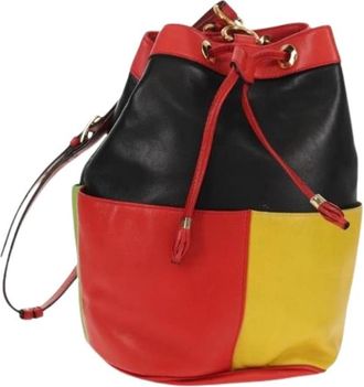 Celine Pre-owned Vintage Bucket Bag - Dames - Vintage Tas - Veelkleurig - ONE Size - Leer - Vintage