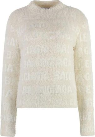 Balenciaga White Elastane Womens Sweatshirt