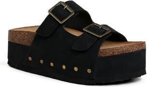 London Rag Impala Stud Platform Sandal in Black at Nordstrom Rack, Size 6.5