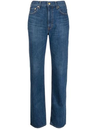 Tu Es Mon TR&Eacute;SOR The Labradorite 1Year straight-leg jeans - women - Cotton - 25 - Blue