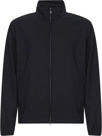 Herno Wollen Full-Zip Jas - Heren - Zomerjassen - Zwart - 3XL - Wol - Jassen