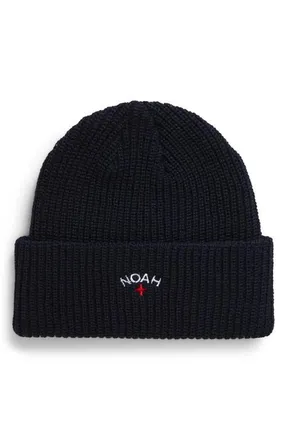 Noah Core Logo Beanie in Navy at Nordstrom