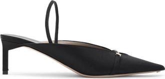 Tom Ford Satijnen Muiltjes - Dames - Muiltjes - Zwart - 36 EU - Satijn - Schoenen