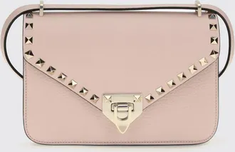 Valentino Garavani Mini borsa a tracolla Rockstud in pelle di vitello a grana