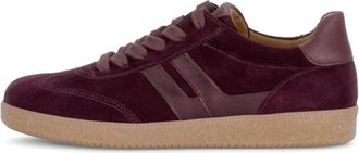 Gabor Retrosneaker - Dames - Sneakers - Rood - 35 EU - Leer - Schoenen