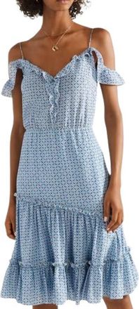 Altuzarra Friday Cold-shoulder Floral-print Silk-georgette Dress Size S