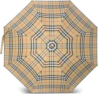 Burberry Geruite paraplu - Beige