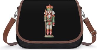 Generic Watercolor Nutcracker Fashion Womens Crossbody Bags Novelty Handbag Shoulder Bag Purse