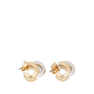 Kate Spade New York Huggies Triple-band Mixed-metal Earrings