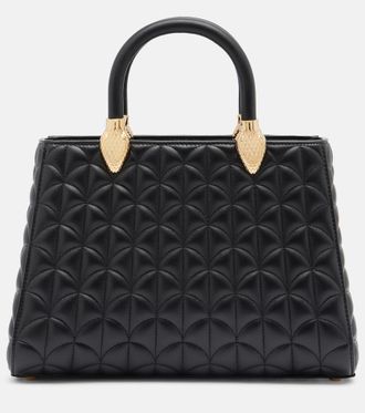 Bulgari Serpentine Day Duo Medium leather top-handle bag